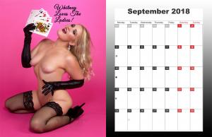 misswhitneymorgan.com - Miss Whitney Morgan September 2018 Desktop Calendar thumbnail